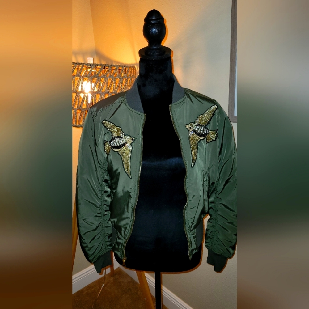 Women's Bomber Jacket Brand New/ Express Size XS